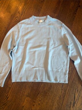 a new day Light Blue Crewneck Sweater